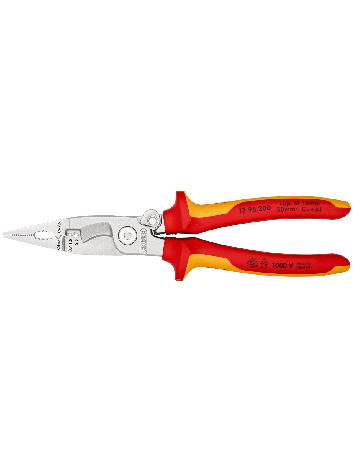 Knipex Elektro-installationszangen - Haus Garten - 13 96 200 SB
