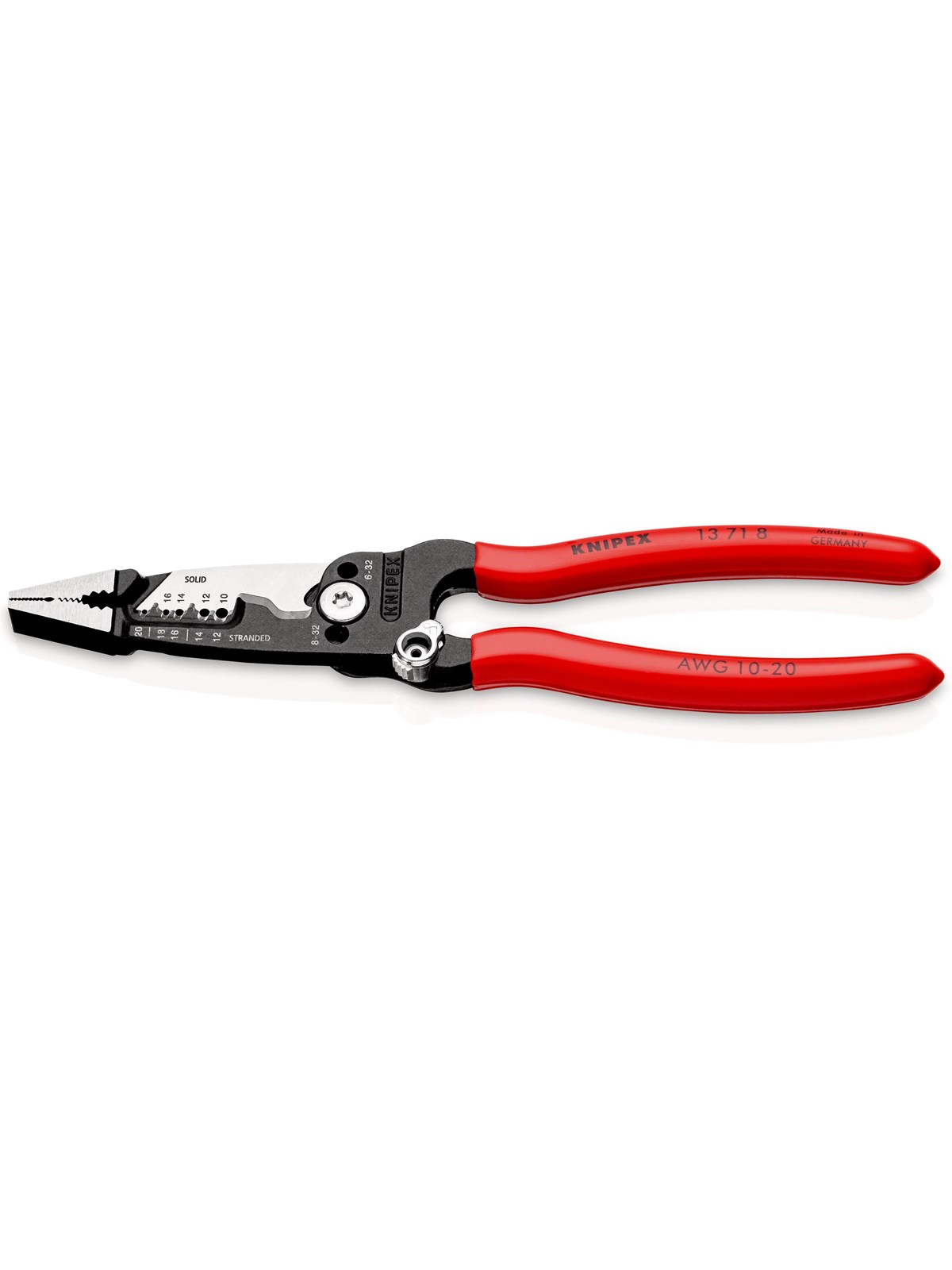 Knipex Wirestripper, Multifunktions-elektrikerzange, Amerikanisches Modell - Haus Garten - 13 71 8
