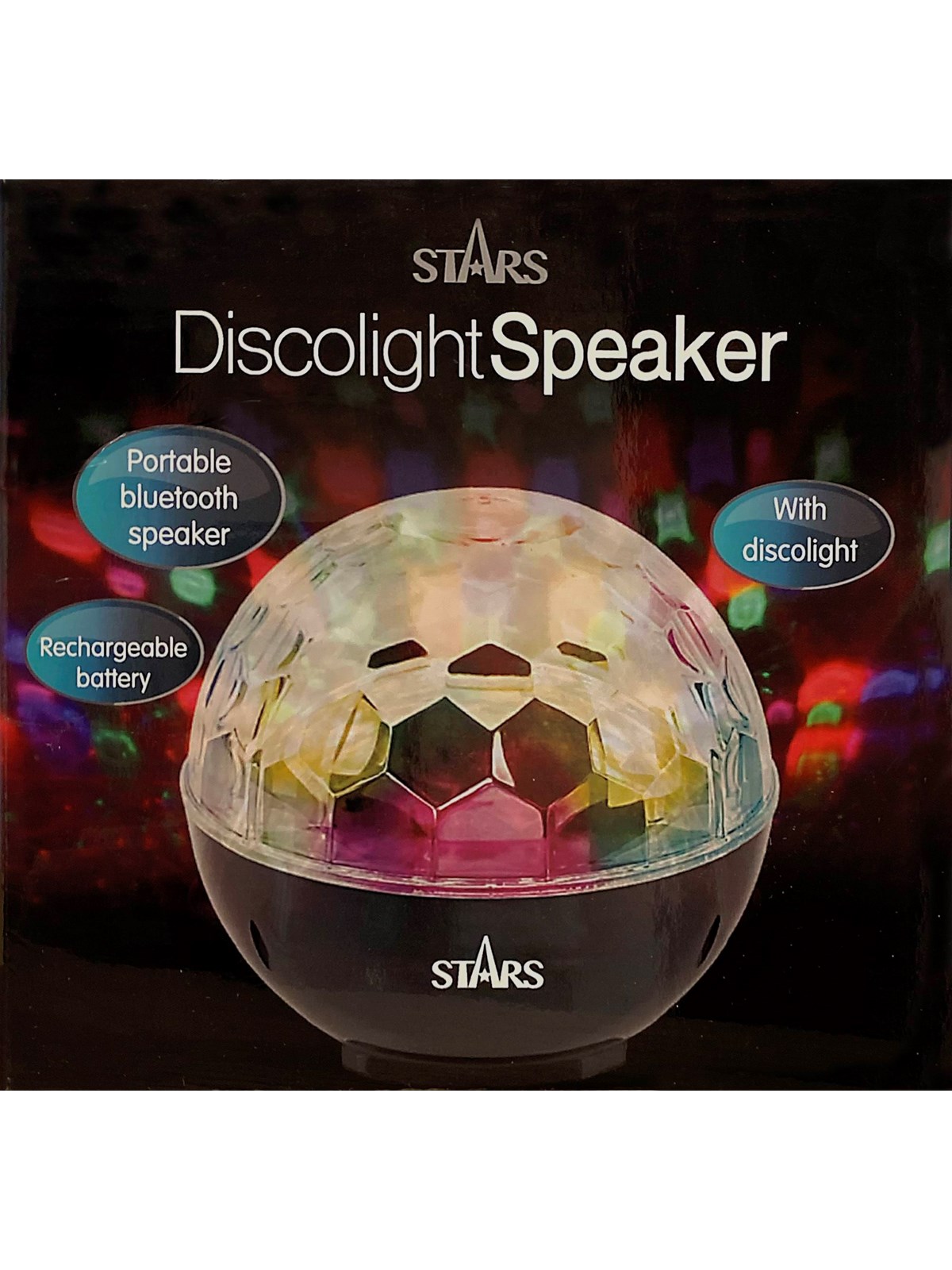 Stars Disco Ball w/ Bluetooth Speaker - Musik - 80064