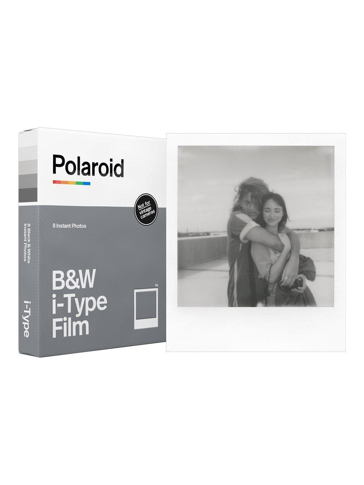 Polaroid Black & White Film I-type (8 Exposures) - White Frame - Photo Film - 006001