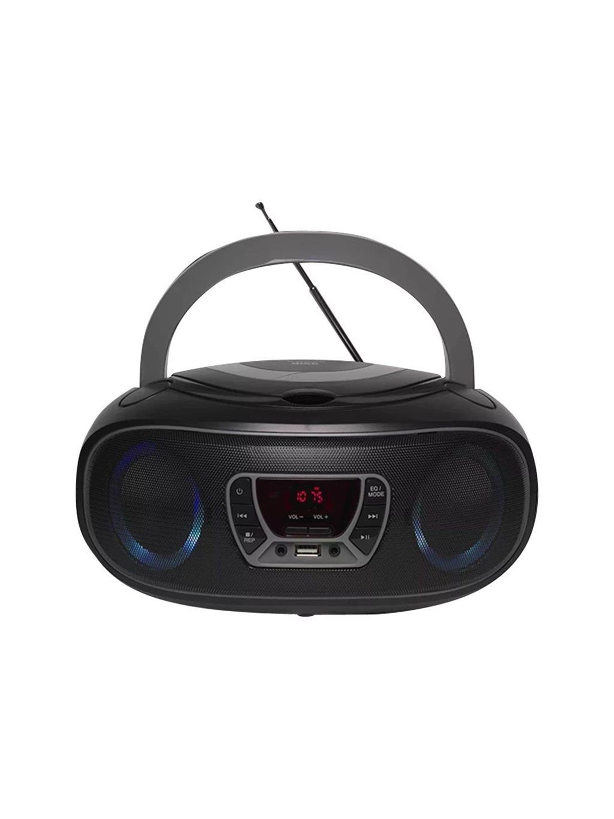 Denver Tcl-212bt - Black - Boombox - CD - FM - Usb - Bluetooth - CD Player - Tcl-212btgrey