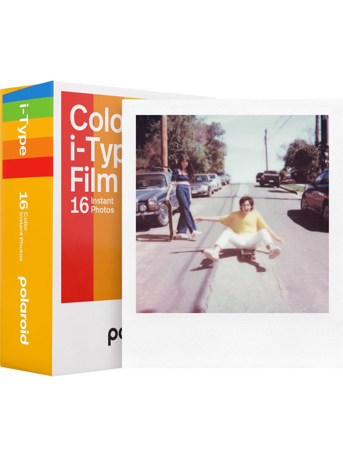 Polaroid Color Film I-type (8 Exposures) - White Frame - 2-pack - Photo Film - 006009