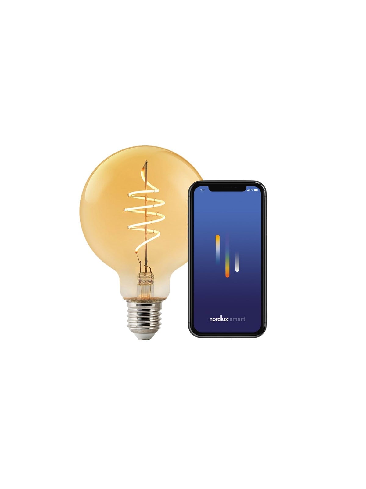 Nordlux Smart E27 G95 Deco Leuchtmittel Bernstein - Smart Home - 2170132747