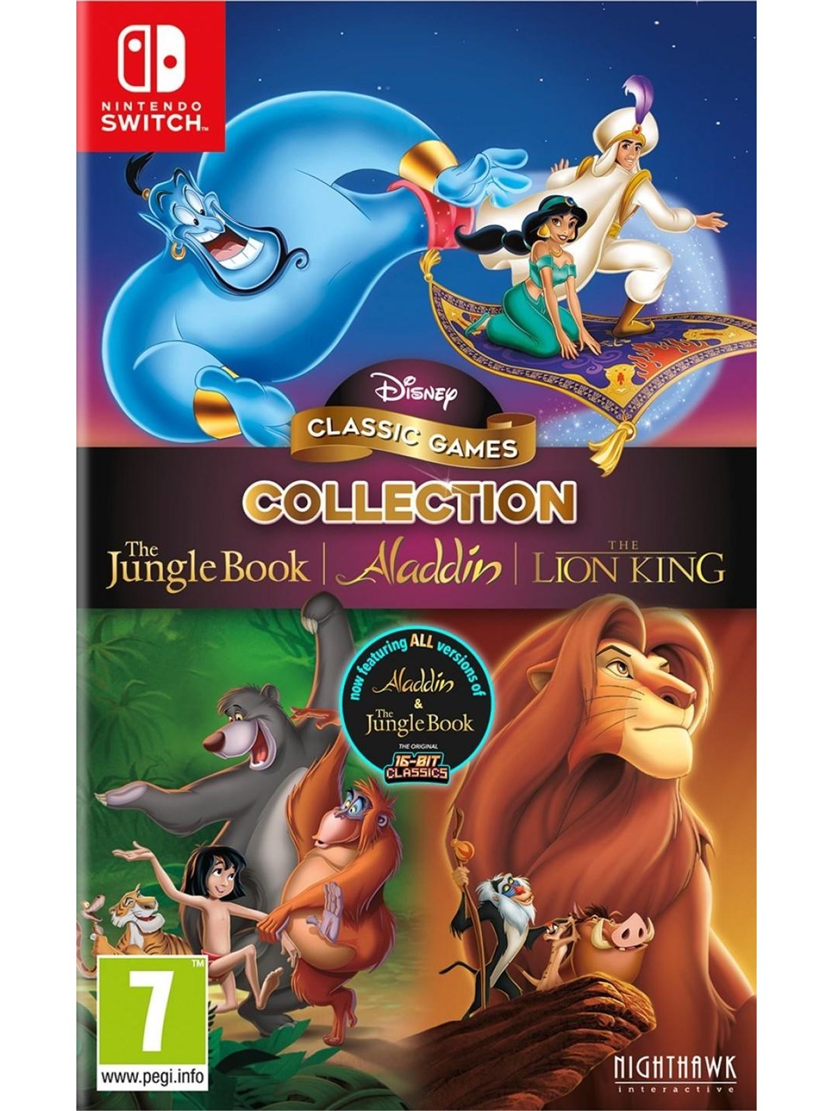 Disney Classic Games: The Jungle Book Aladdin & The Lion King - Nintendo Switch - Platformer - Pegi 7 - Spiele - 5060760884741