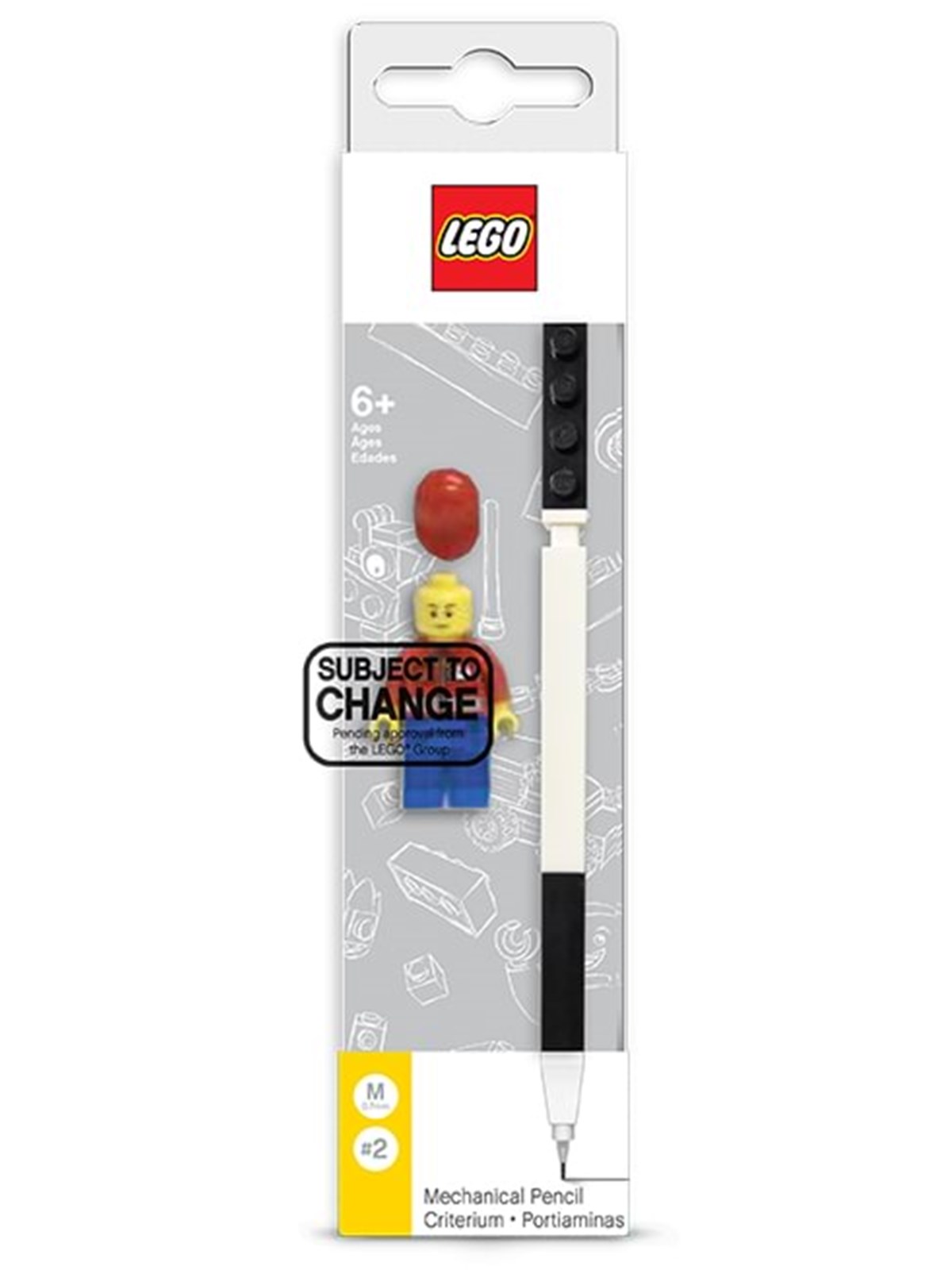 Euromic Lego Stationery Mechanical Pencil With Mini Figurine Packed in Colour Box - Schule - 4003070-52603