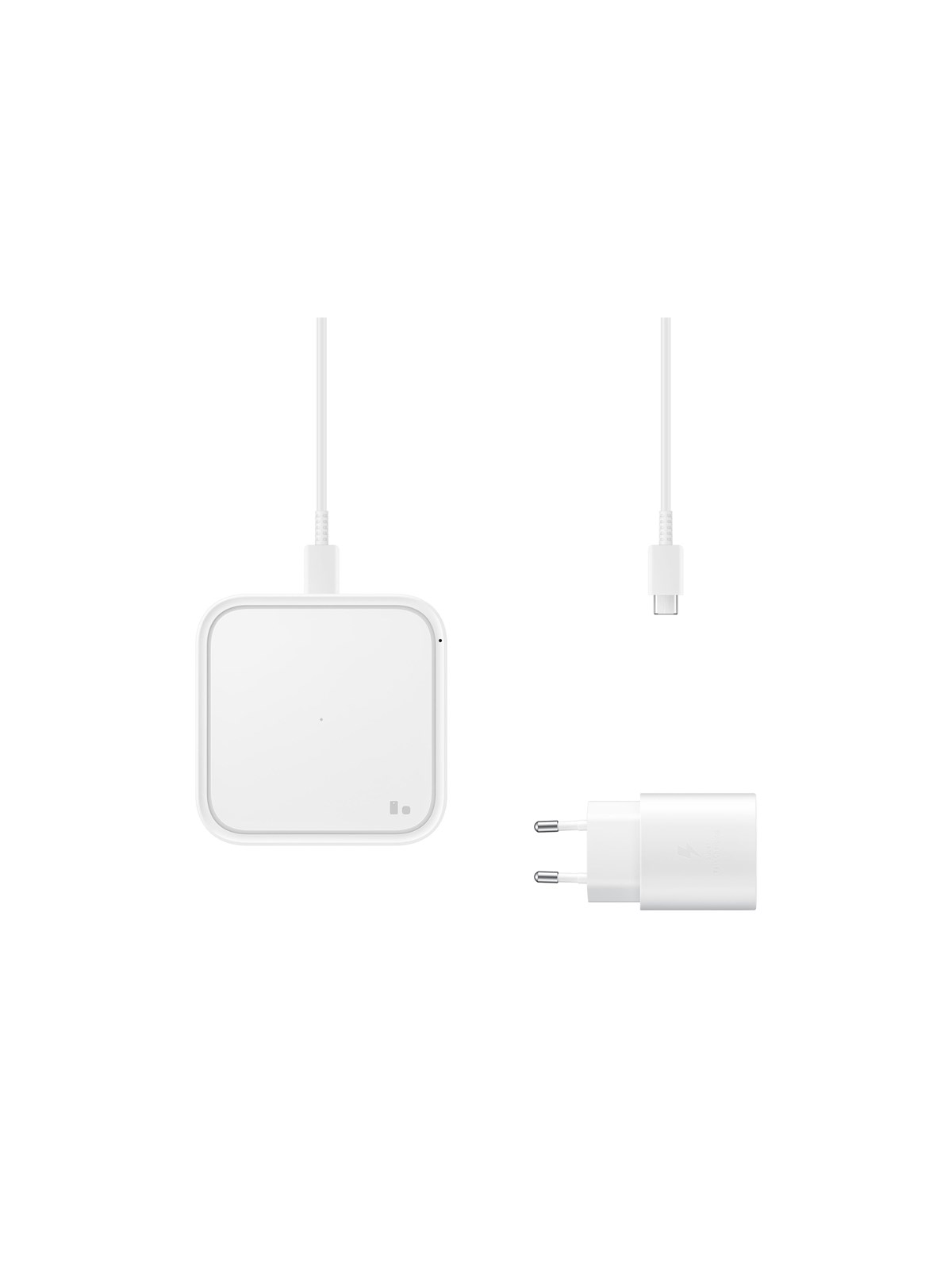 Samsung Wireless Charger Pad (Incl. Power Adapter) - White - Handys Adapter Und Ladegeraete - Ep-p2400twegeu