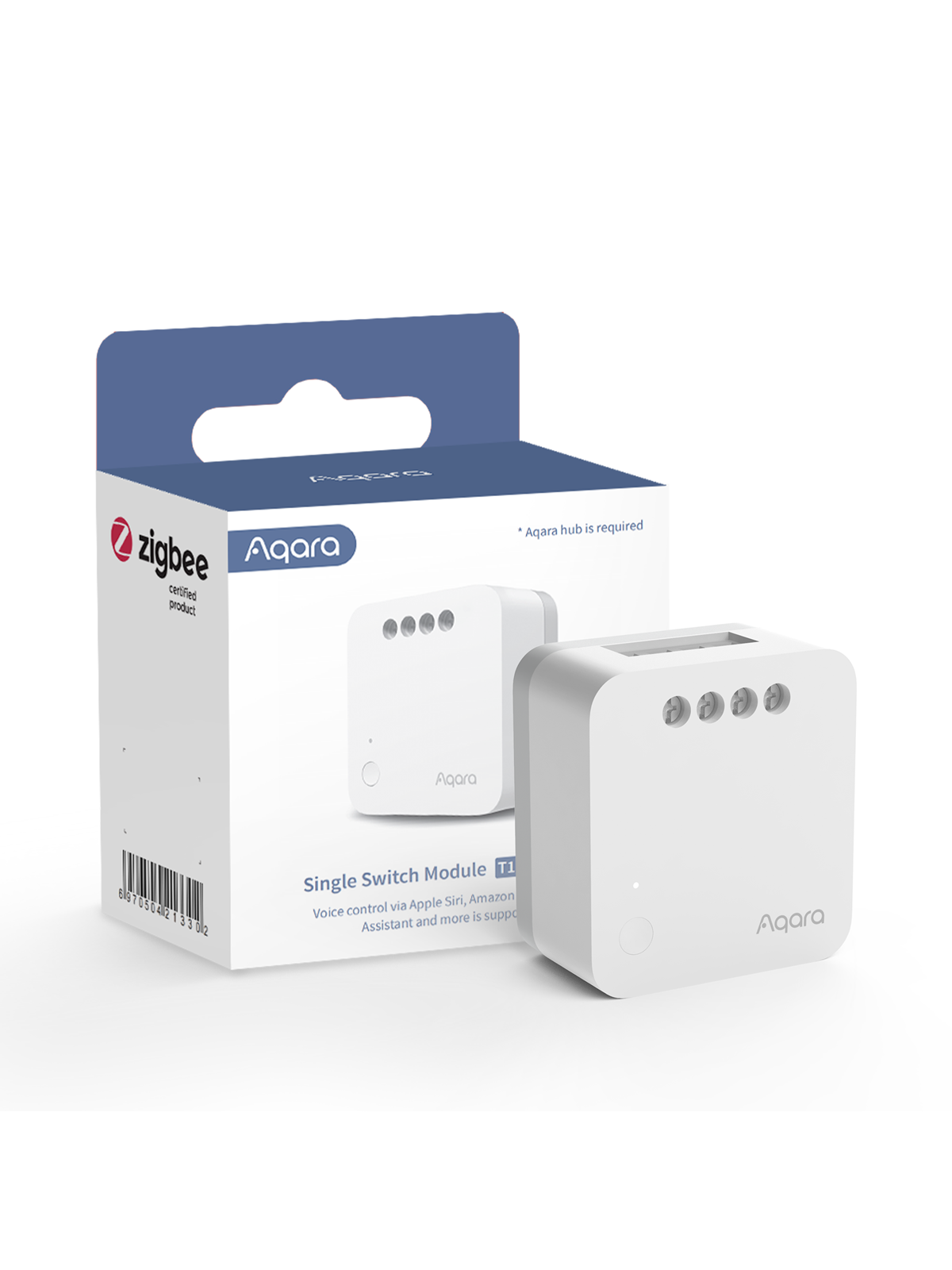 Aqara Single Switch Module T1 (No Neutral) - Smart Home - Ssm-u02