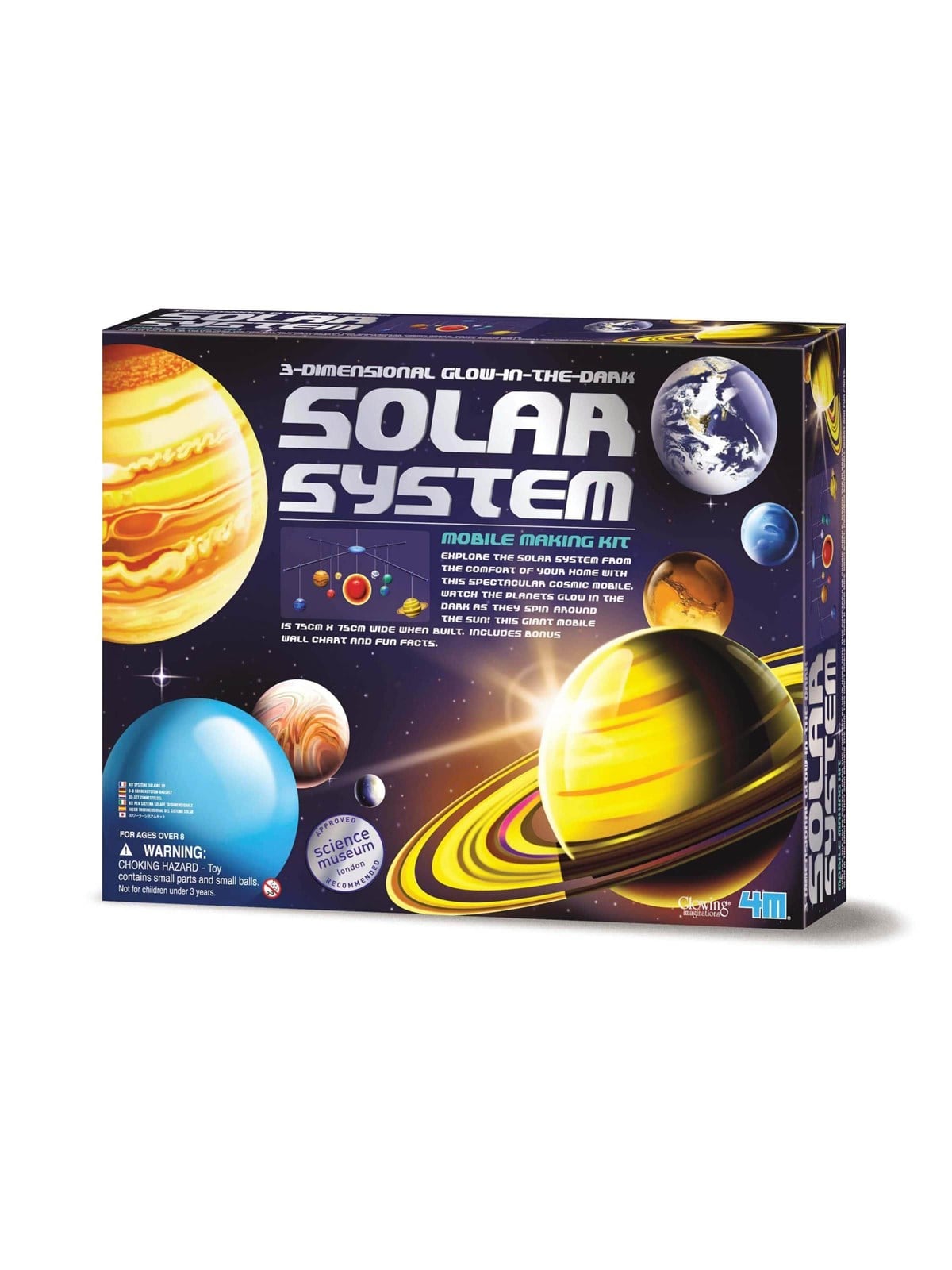 4M Kidz Labs/3d Solar System Mobile Making Kit - Interaktives Spielzeug Ardunio Und Aehnliche - 4m-5520