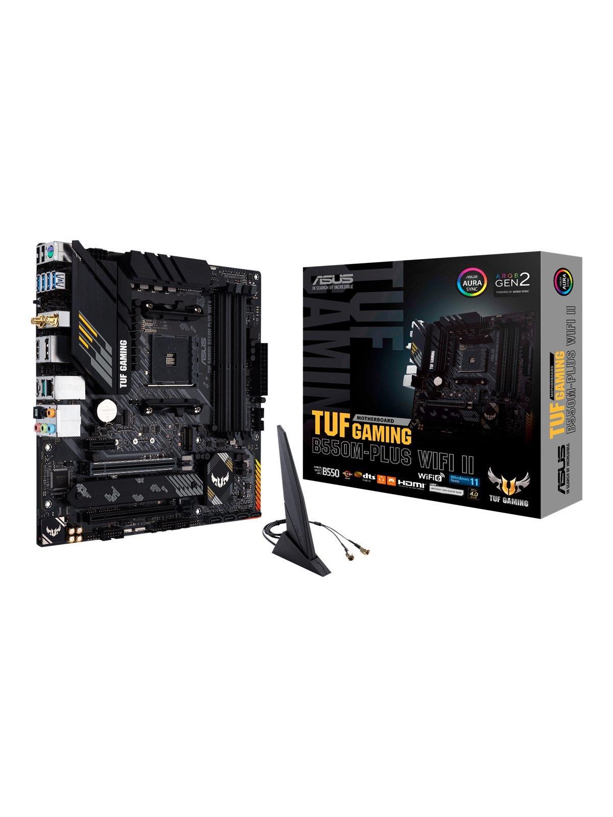 Asus Tuf Gaming B550m-plus Wifi II Mainboard - Amd B550 - Amd Am4 Socket - Ddr4 Ram - Micro-atx - 90mb19y0-m0eay0