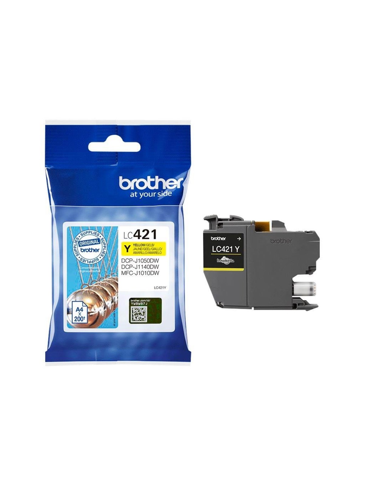 Brother Lc421y Yellow Ink - Druckerzubehoer Tinte Toner
