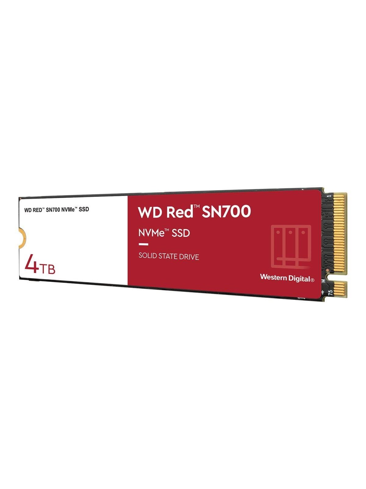 Sandisk WD Red Sn700 Nas Ssd - 4tb - Pcie 3.0 - M.2 2280 - Wds400t1r0c