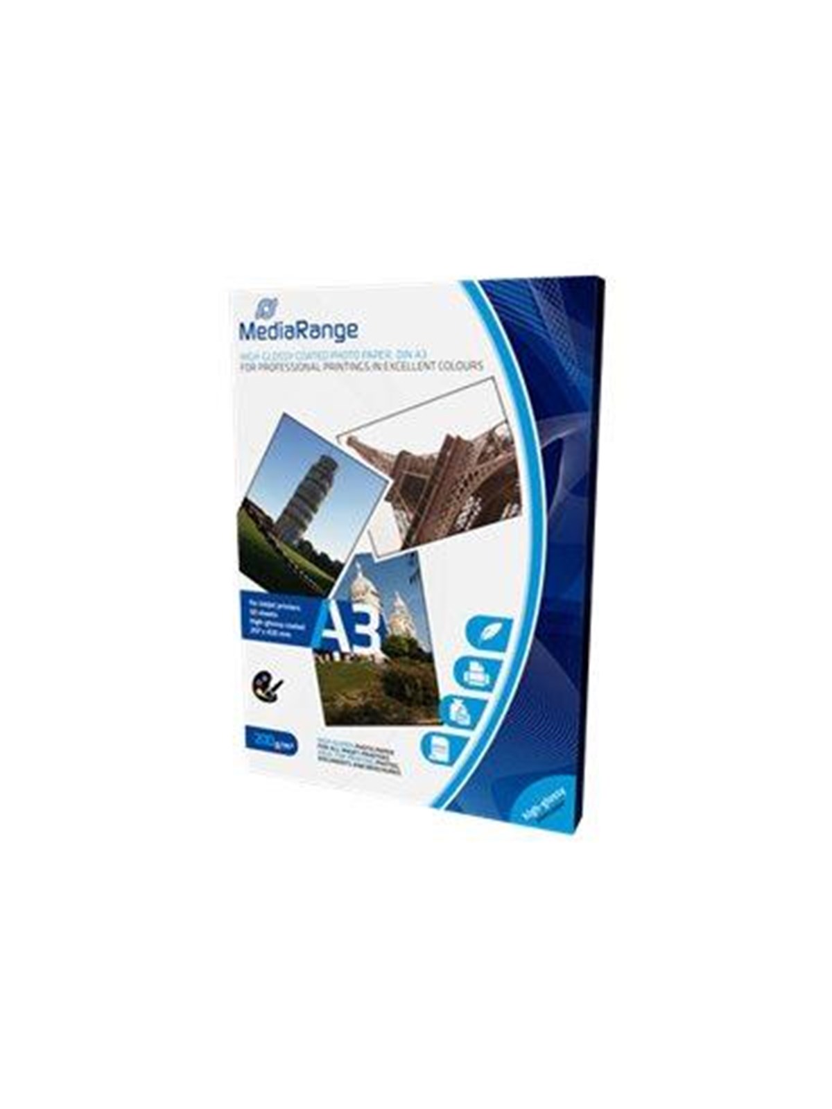 Mediarange - Photo Paper - High-glossy - 50 Sheet(s) - A3 - 200 G/m² - Papier Fotopapier Und Etiketten - Mrink109