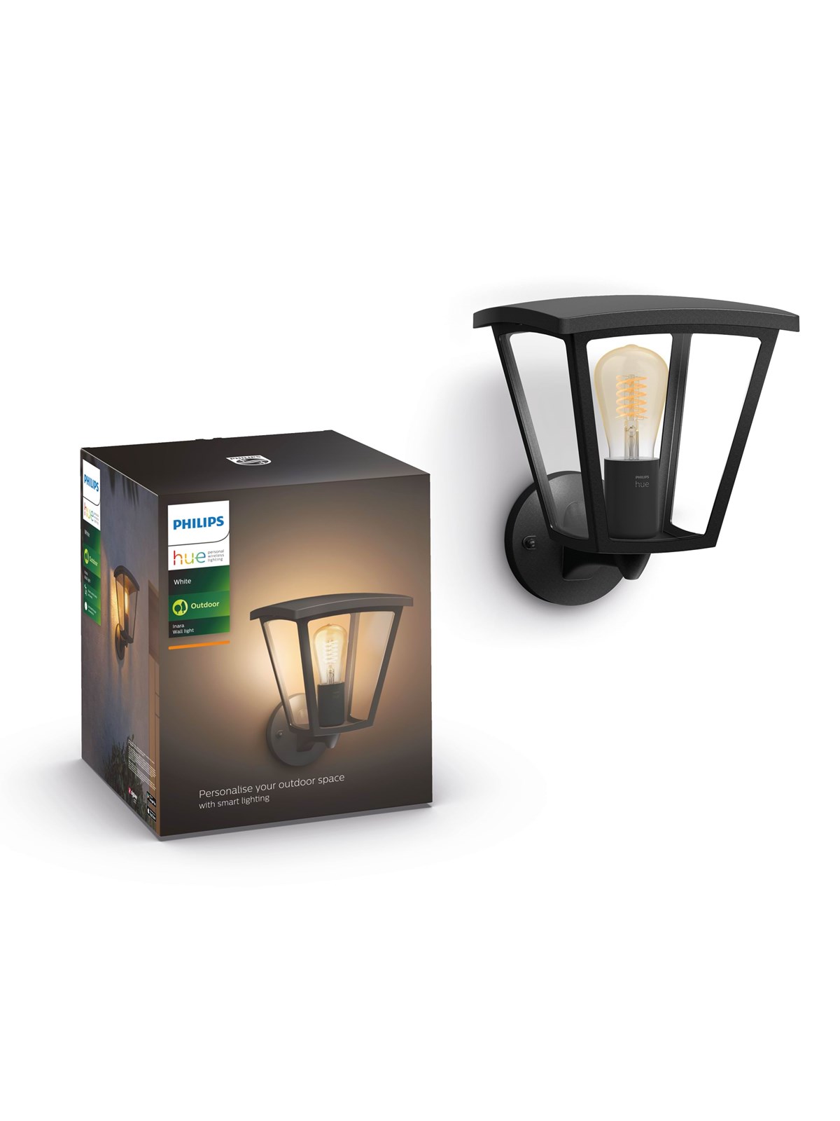 Philips Hue Outdoor Inara Wall Lantern - Smart Home - 929003098901