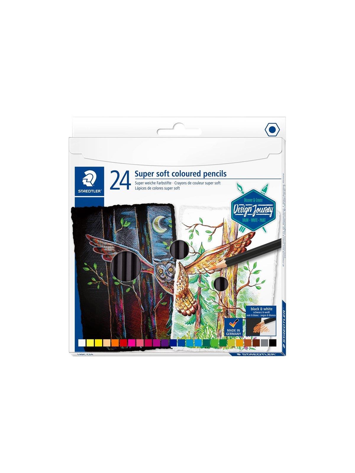 Staedtler Coloured Pencil Soft24pcs 100% Pefc - Utensilien Zum Schreiben Und Zeichnen - 149c C24