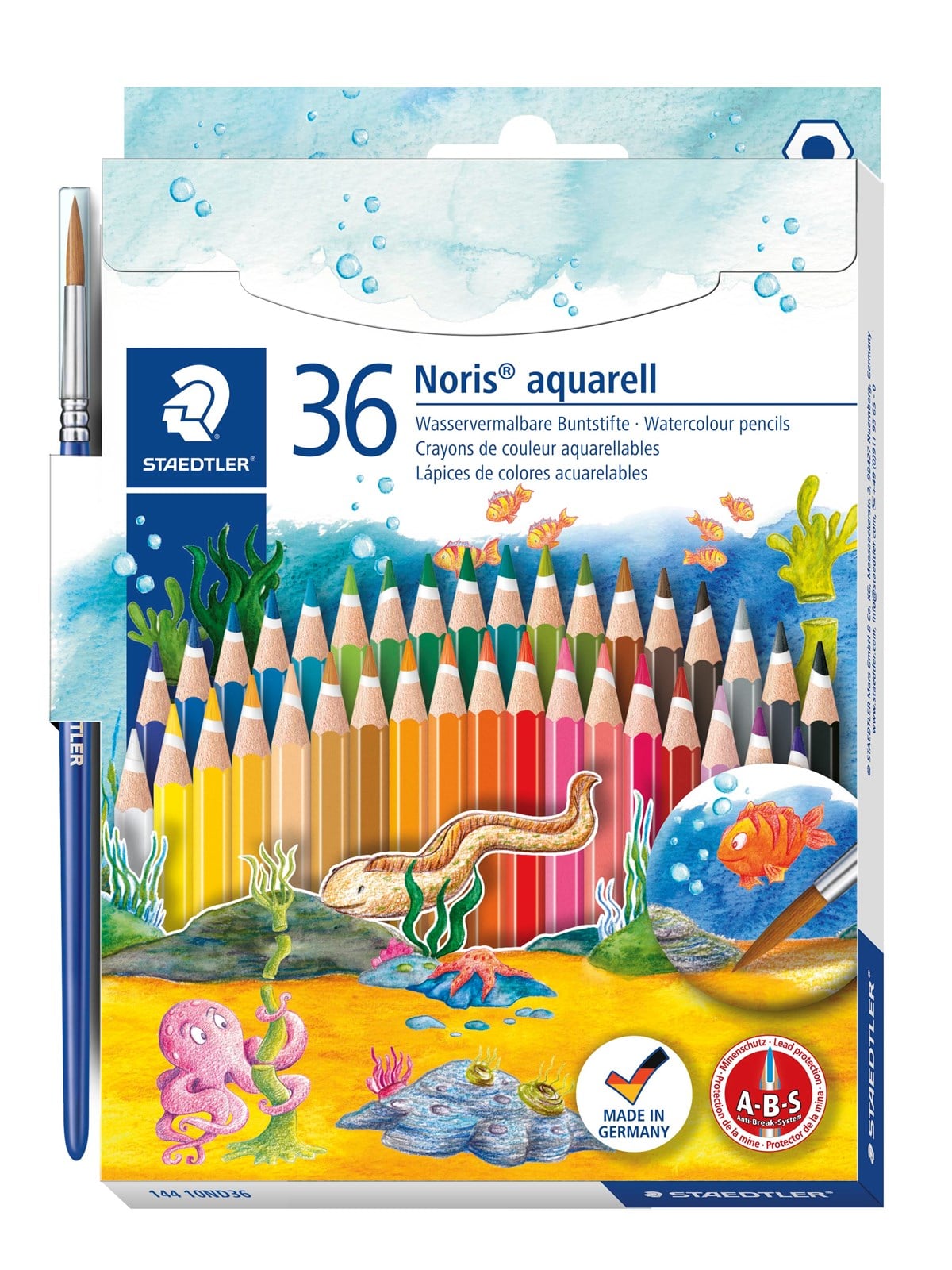 Staedtler Coloured Pencil Noris Aqu 100% Pefc - Utensilien Zum Schreiben Und Zeichnen - 144 10nd36