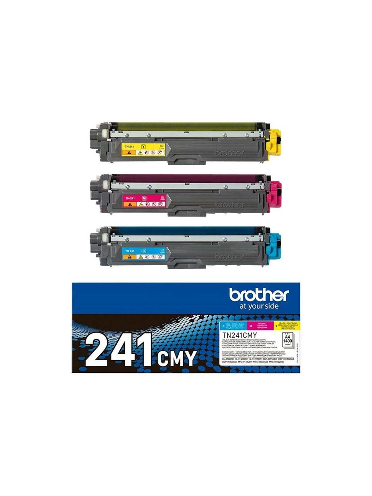 Brother Tn241cmy / Tn241 Cmy 3-pack Yellow Cyan Magenta Toner - Druckerzubehoer Tinte Toner