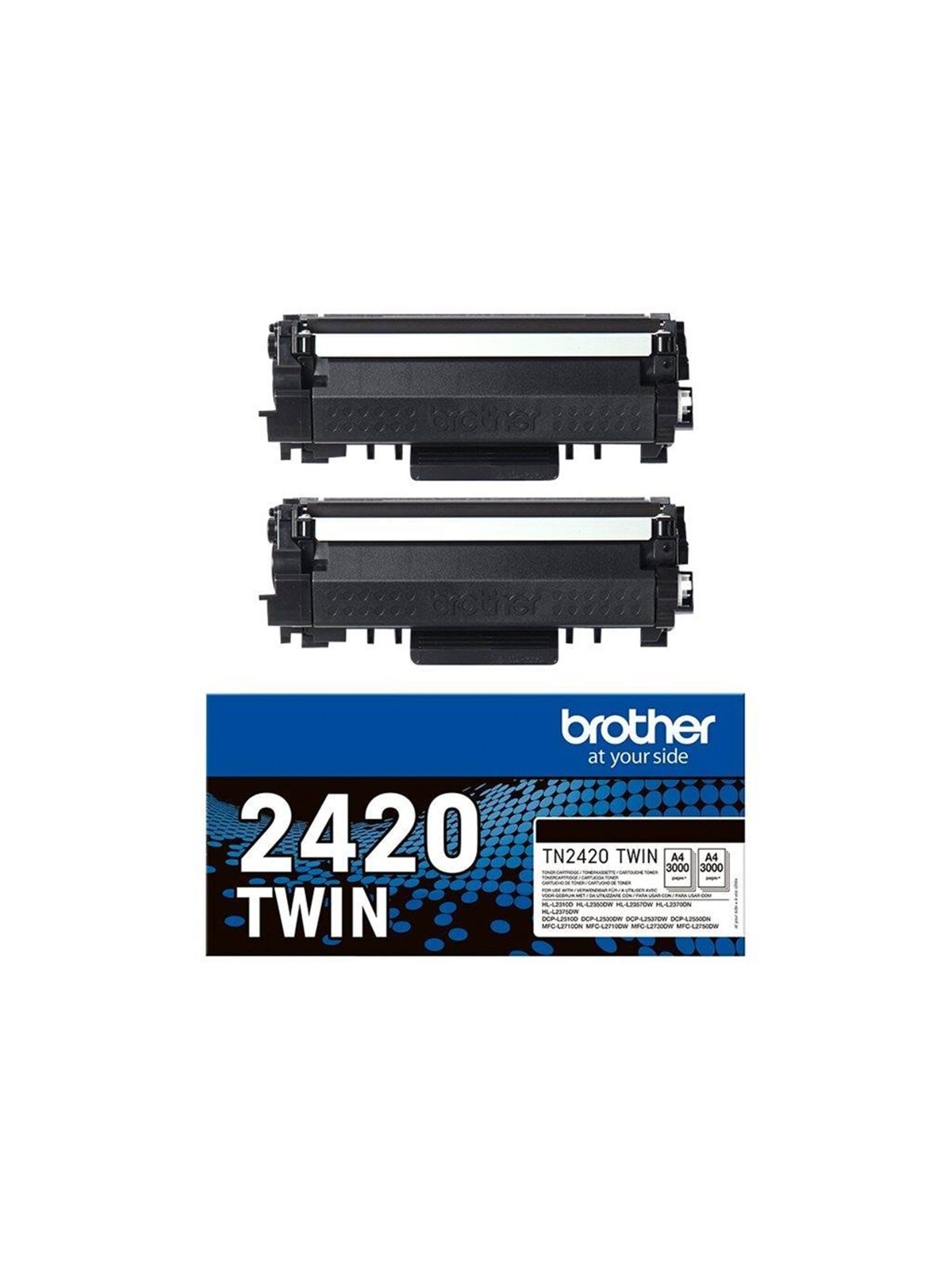 Brother Tn2420twin / Tn2420 2-pack High Capacity Black Toner - Druckerzubehoer Tinte Toner