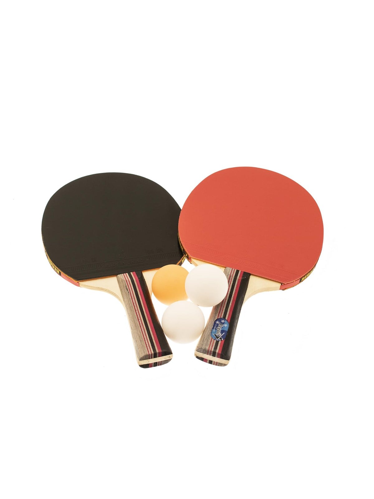 Nordic Games Table Tennis Paddle Set of 2 Rackets And 3 Balls - Fussball Und Ballspiele - 809-030