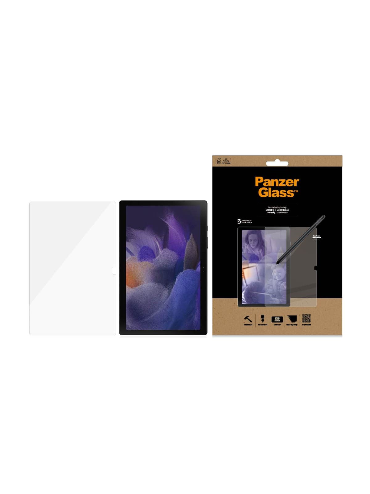 Panzerglass Screen Protector Samsung Galaxy T A8 - Handys Schutzfolie - Panzer7288
