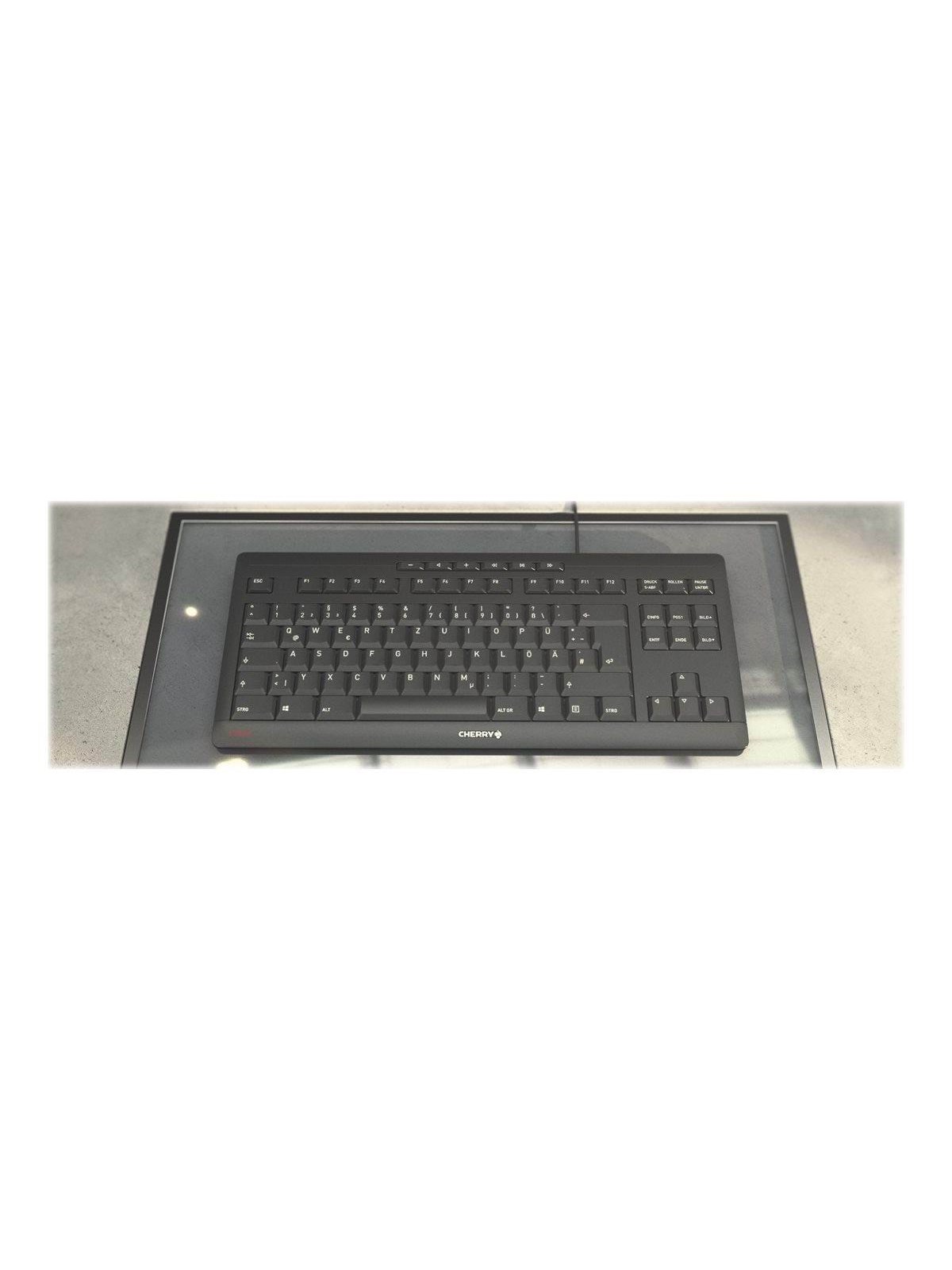 Cherry Stream Keyboard Tkl - Tastaturen - Englisch - Schwarz - Jk-8600eu-2