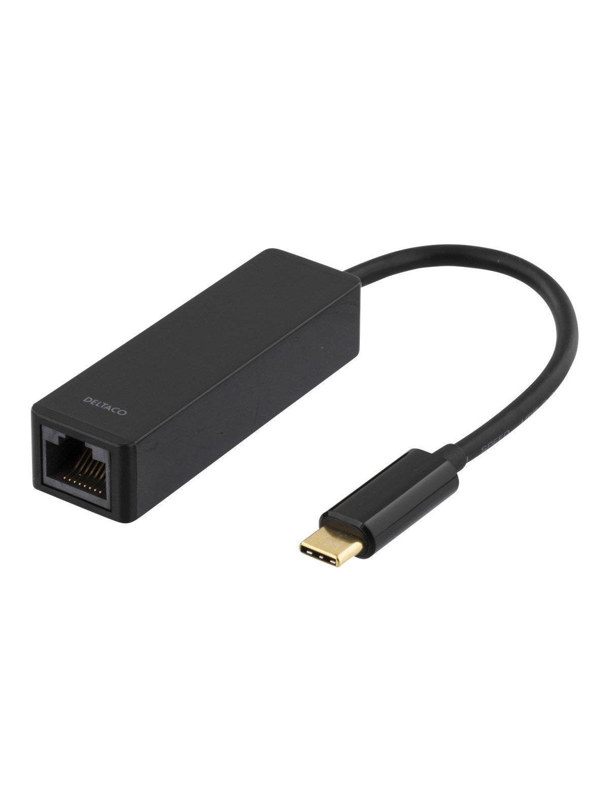 Deltaco Usbc-giga - Network Adapter - Usb 3.1 - Gigabit Ethernet - Netzwerkadapter Netzkarte Druckserver Usw