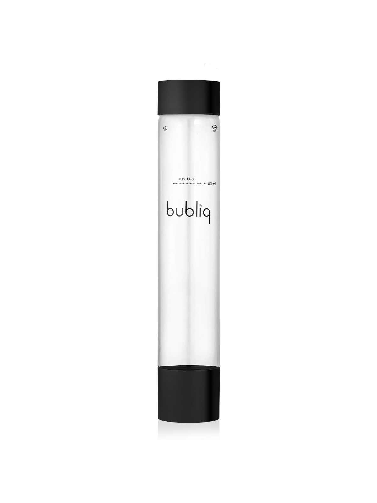 Bubliq Mattschwarz Flasche Für Bubliq Drink Carbonator - Soda Maschinen - 5905954887064