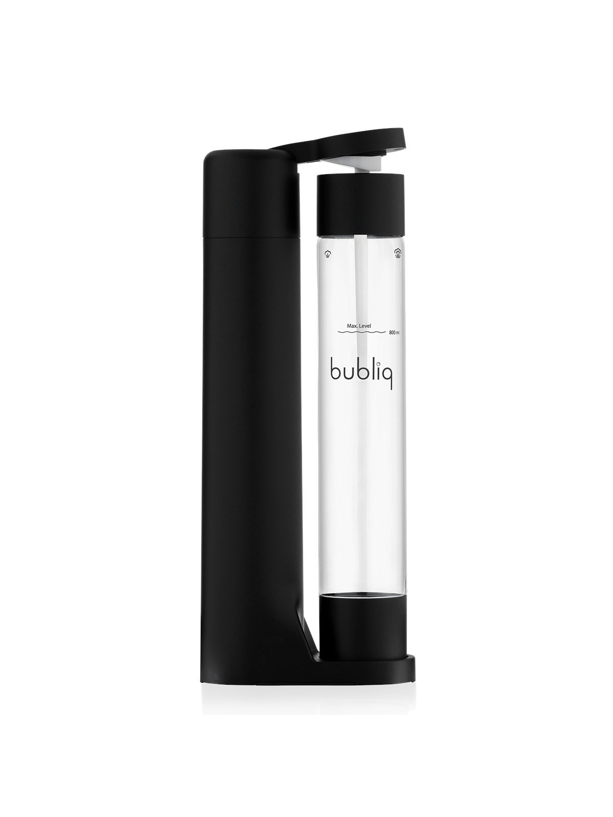 Bubliq Mattschwarz Bubliq Drink Carbonator Inkl. Co2- Zylinder - Soda Maschinen - 5905954887057