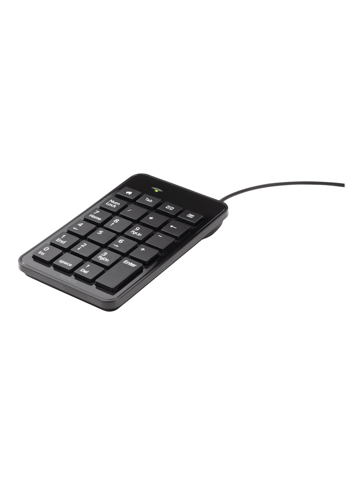 Deltaco Tb-120 - Keypad Usb Black - Numpad - Schwarz - Tastaturen