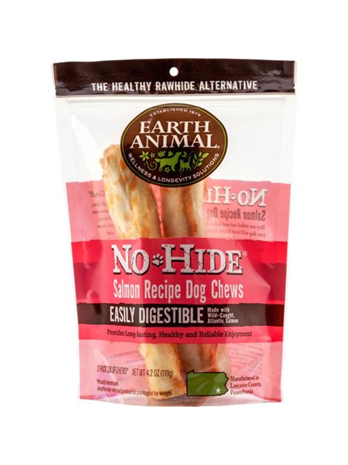No-hide Salmon Chews Medium 2 Pcs. - Hunde - H03061
