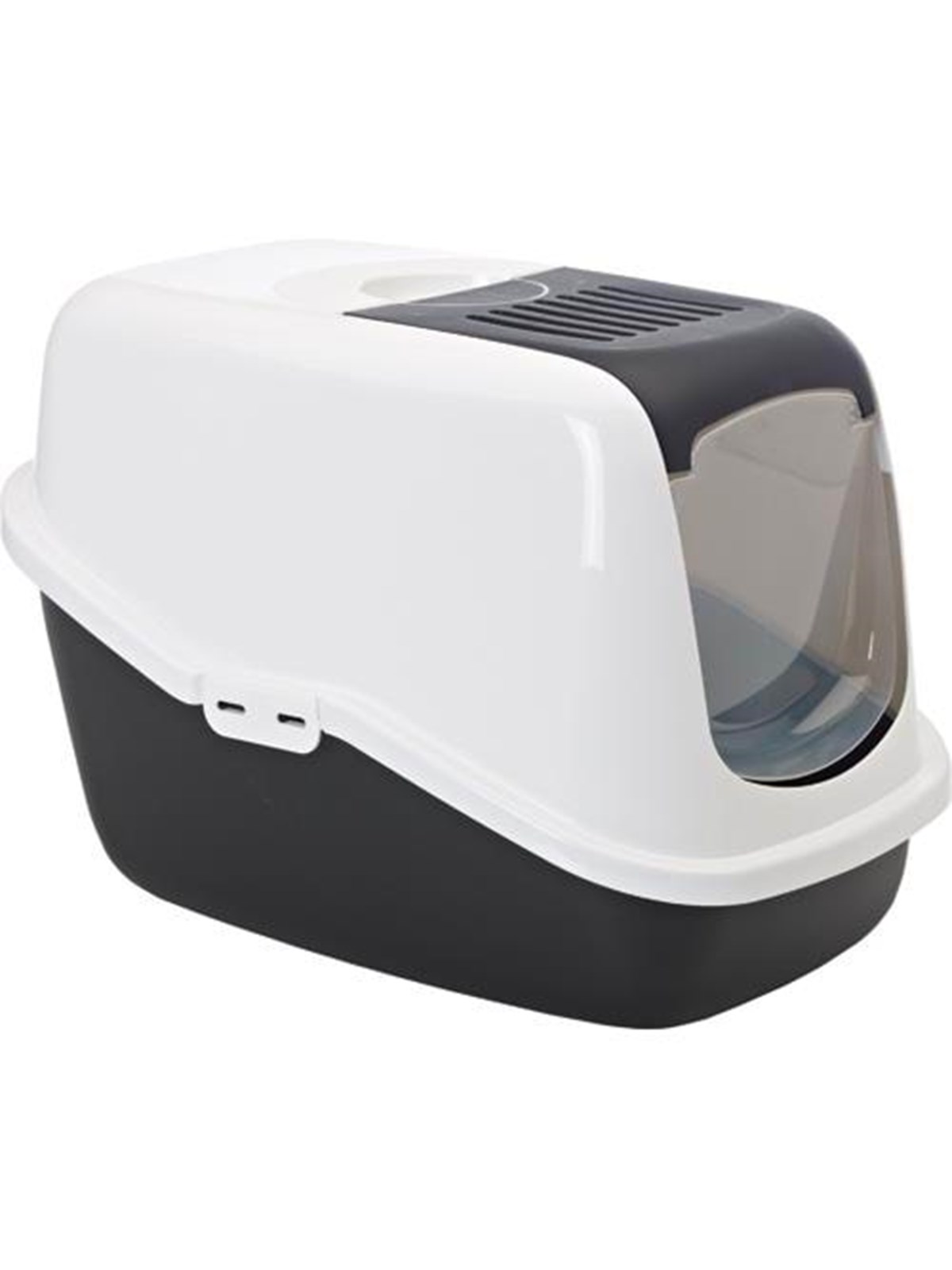 Savic Nestor Cat Toilet Home Black White 56x39cm - Katzen - K0227s
