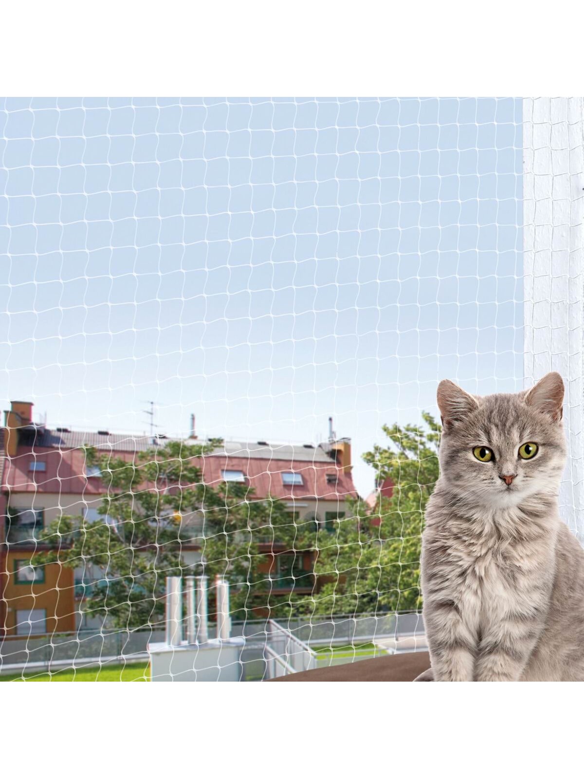 Trixie Schutznetz 3 × 2 m Transparent - Katzen - Tx44313