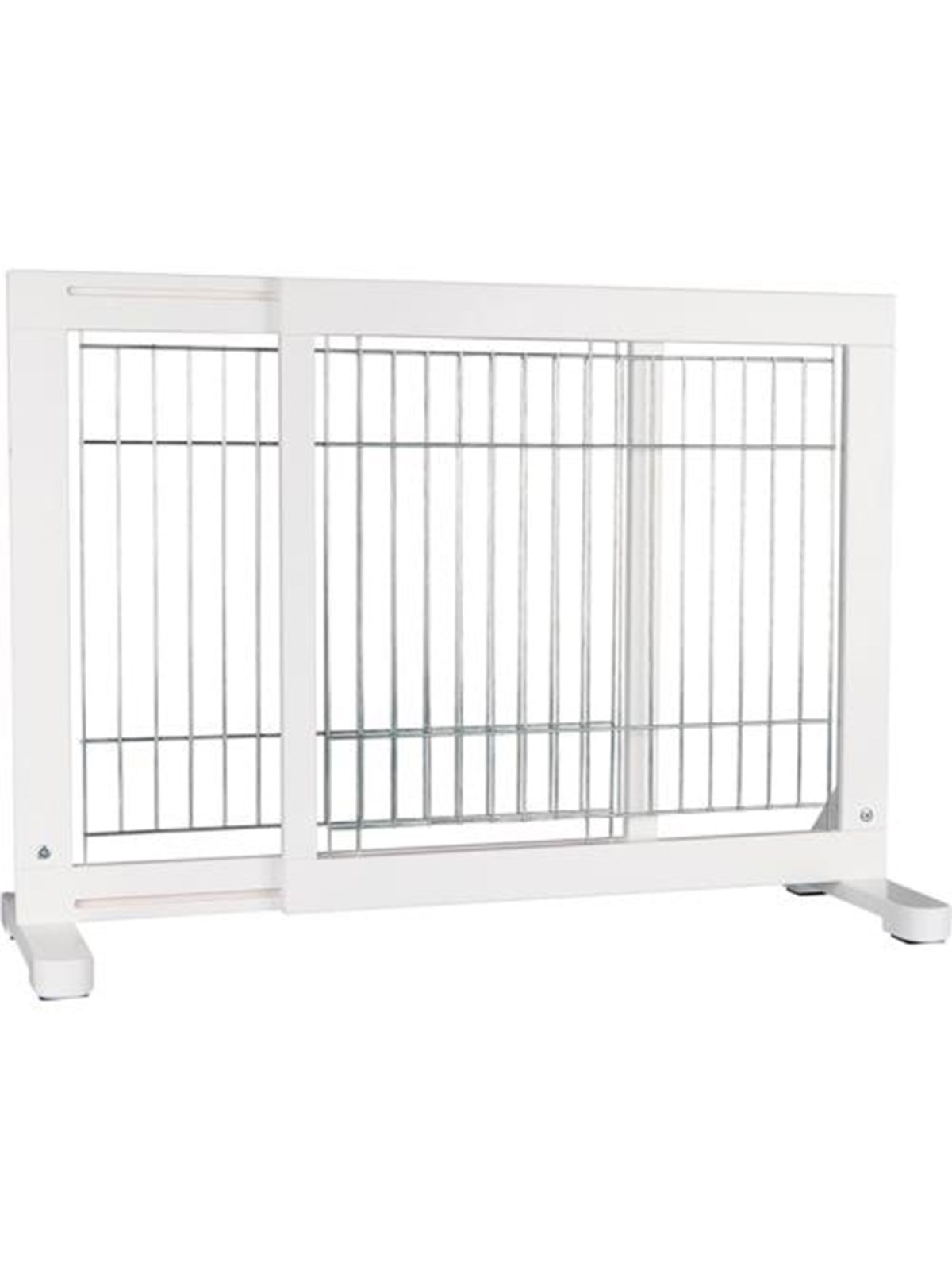 Trixie Barrier Wood 65-108 × 61 cm White - Hunde - Tx39455