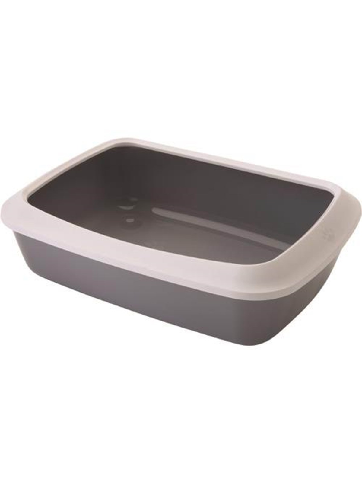 Savic Iriz Cat Litter Tray With Rim 50cm Cool Grey - Katzen - K0264k