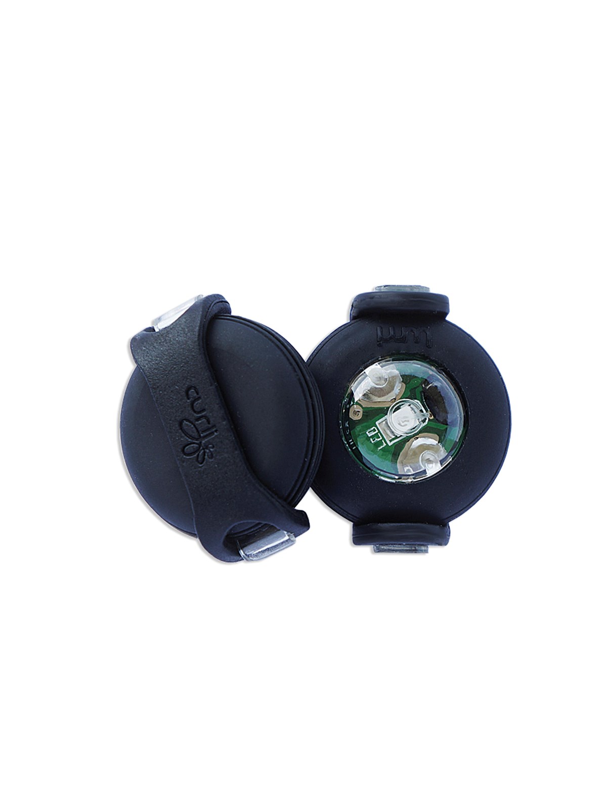 Curli Luumi Led Sicherheitslichter Schwarz (2er-pack) - Hunde - H82200