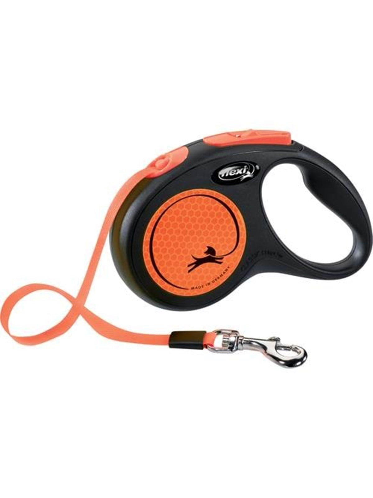 Flexi New Neon S Tape 5 m (Black/neon Orange) - Hunde - H7831o