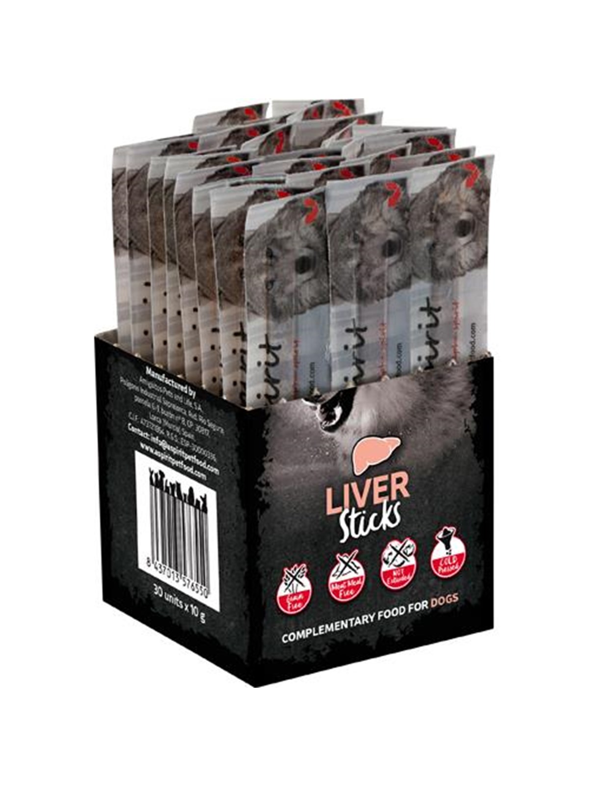 Alpha Spirit Liver Stick 30 Pcs. - Hunde - H5106401