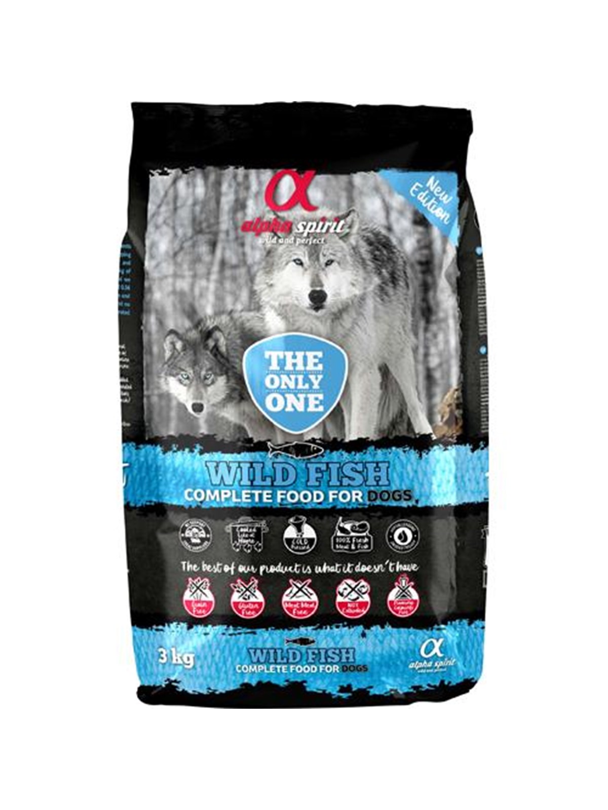 Alpha Spirit The Only One Wild Fish 3kg - Hunde - H4202503