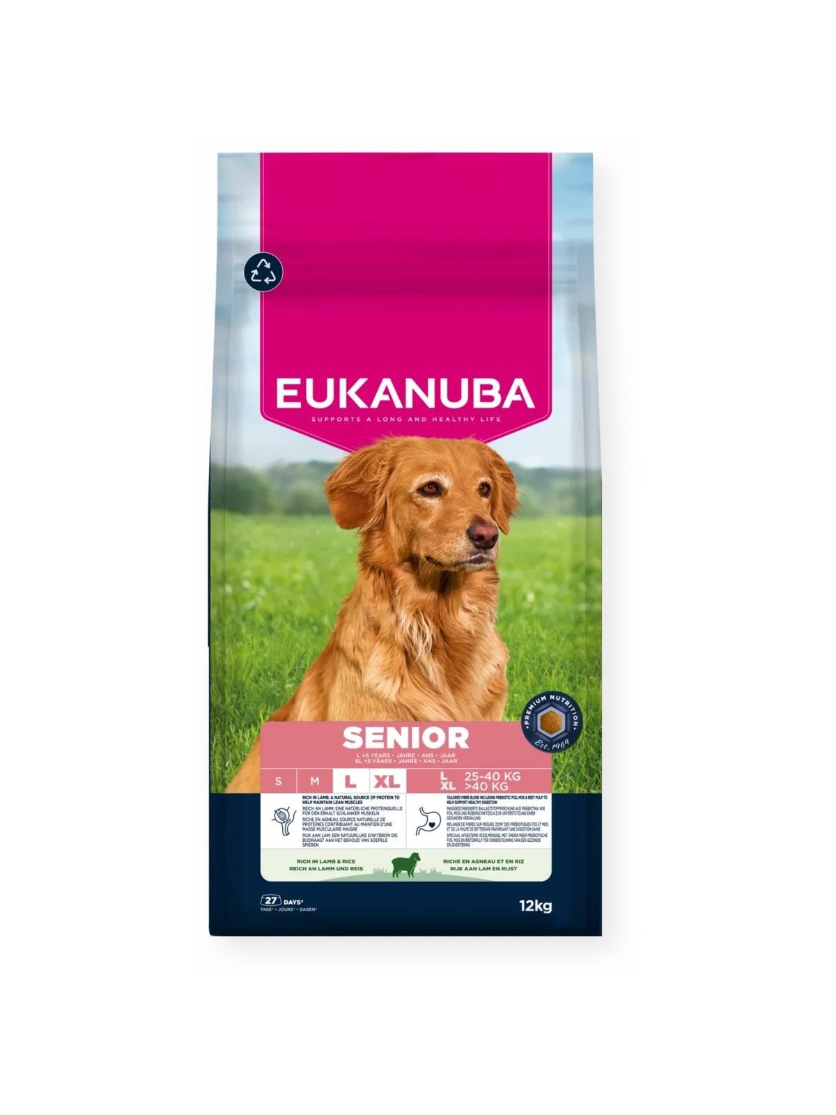 Eukanuba Senior Large Breed Lamb & Rice 12kg - Hunde - Eh211200