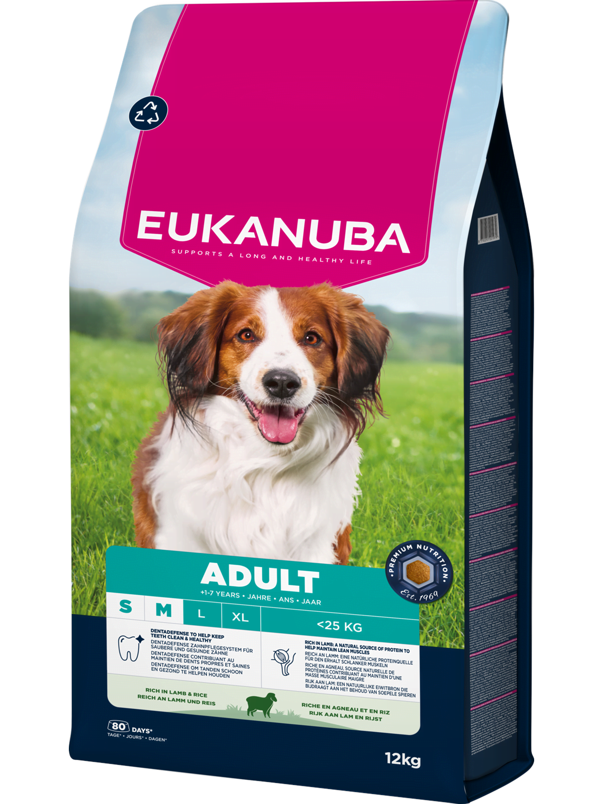 Eukanuba Adult Small & Medium Lamb & Rice 12 kg - Hunde - Eh081200