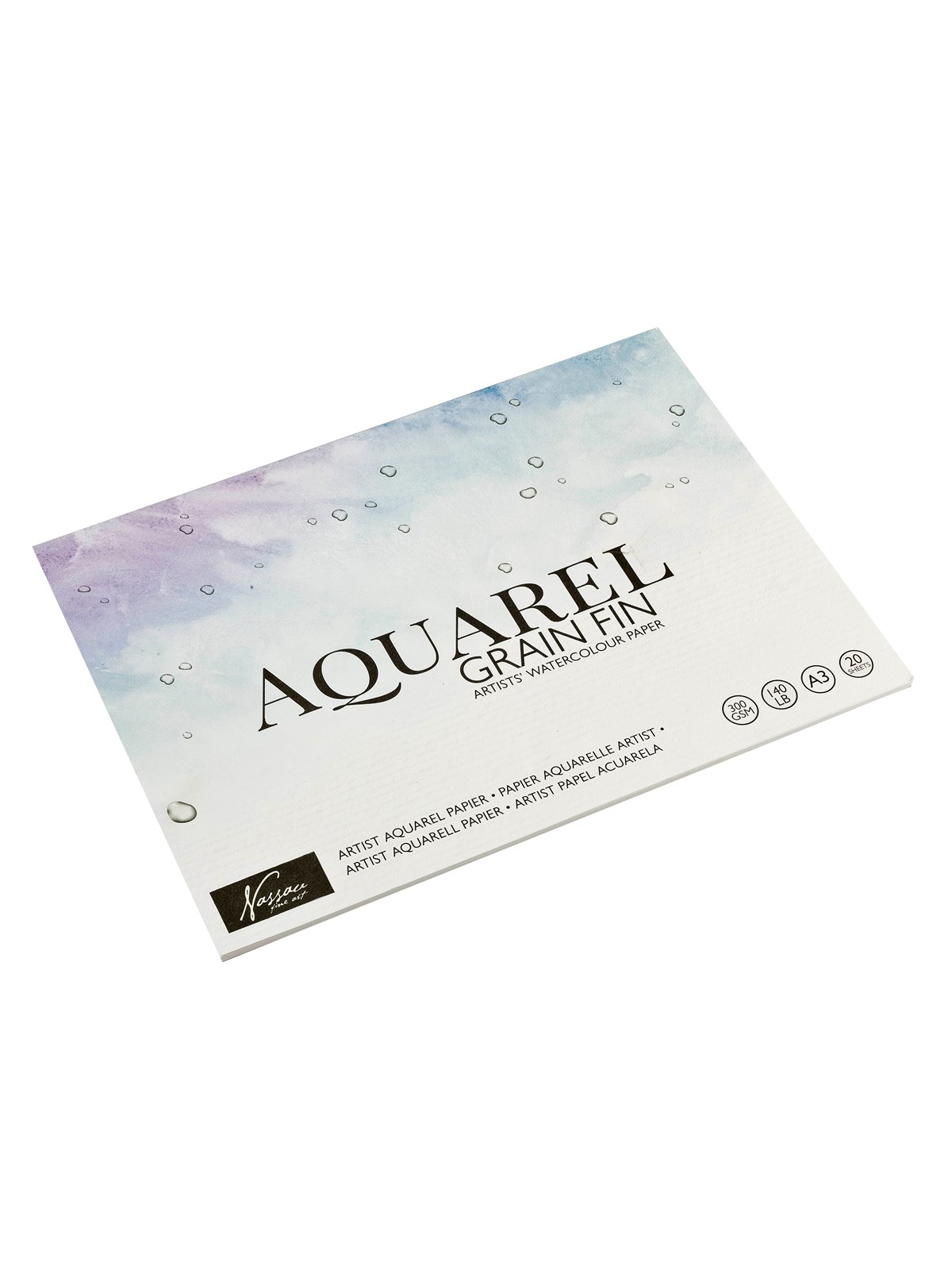 Nassau Paper Pad Aquarel A3 20 Sheet 300 Gsm - Kunst Handwerk Ausstattung - Ar0310/ge
