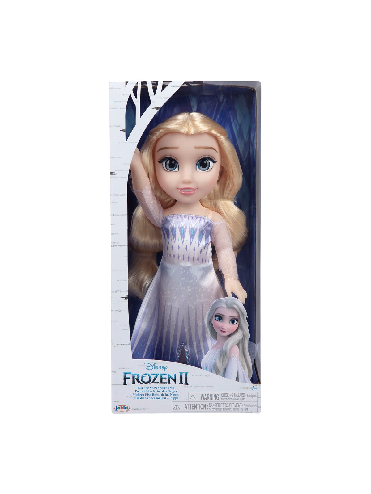Jakks Disney Frozen 2 - Elsa The Snow Queen Doll 38cm - Dolls Accessories - 214894