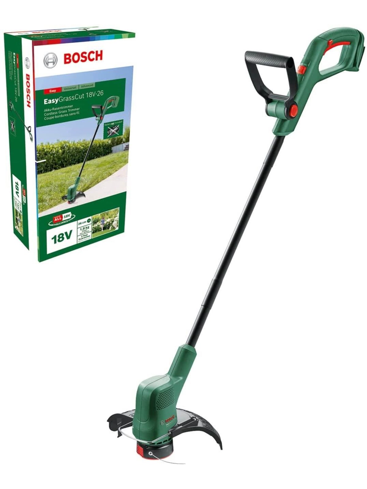 Bosch Easygrasscut 18v-26 (Solo) - Rasentrimmer - 06008c1c04