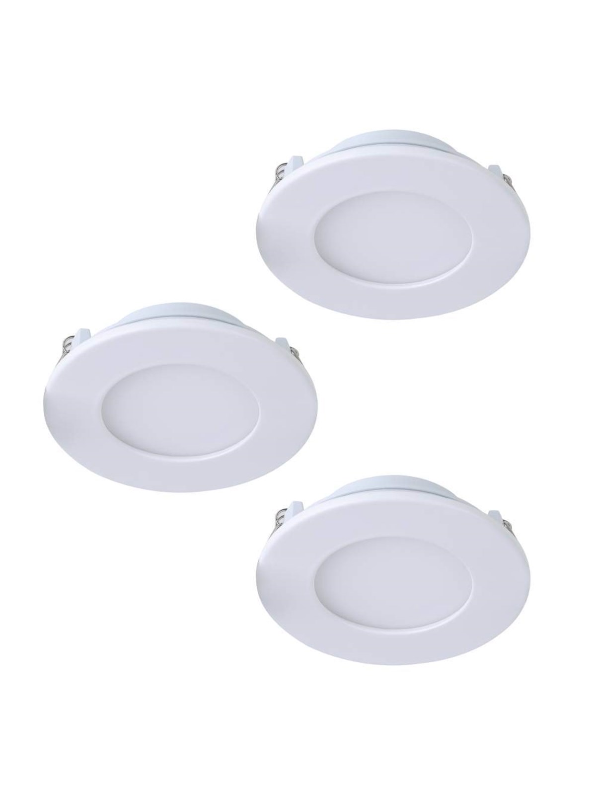 Eglo Fueva-z Einbauspot Ø85 mm, Weiß, 3-pack - Smart Home - 900099