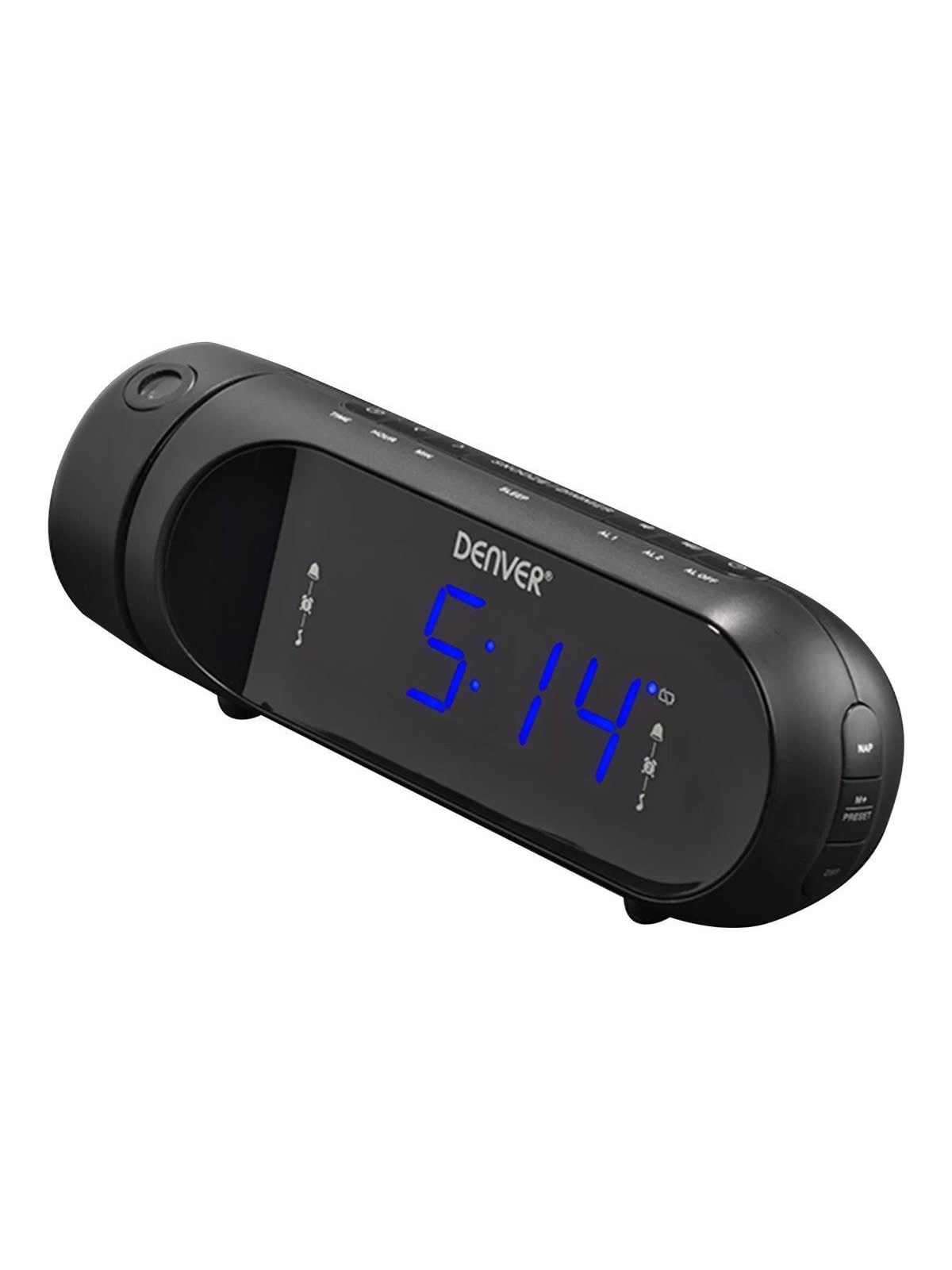 Denver Cpr-700 - Clock Radio - FM - Schwarz - Dab Netzwerk Und Radiowecker