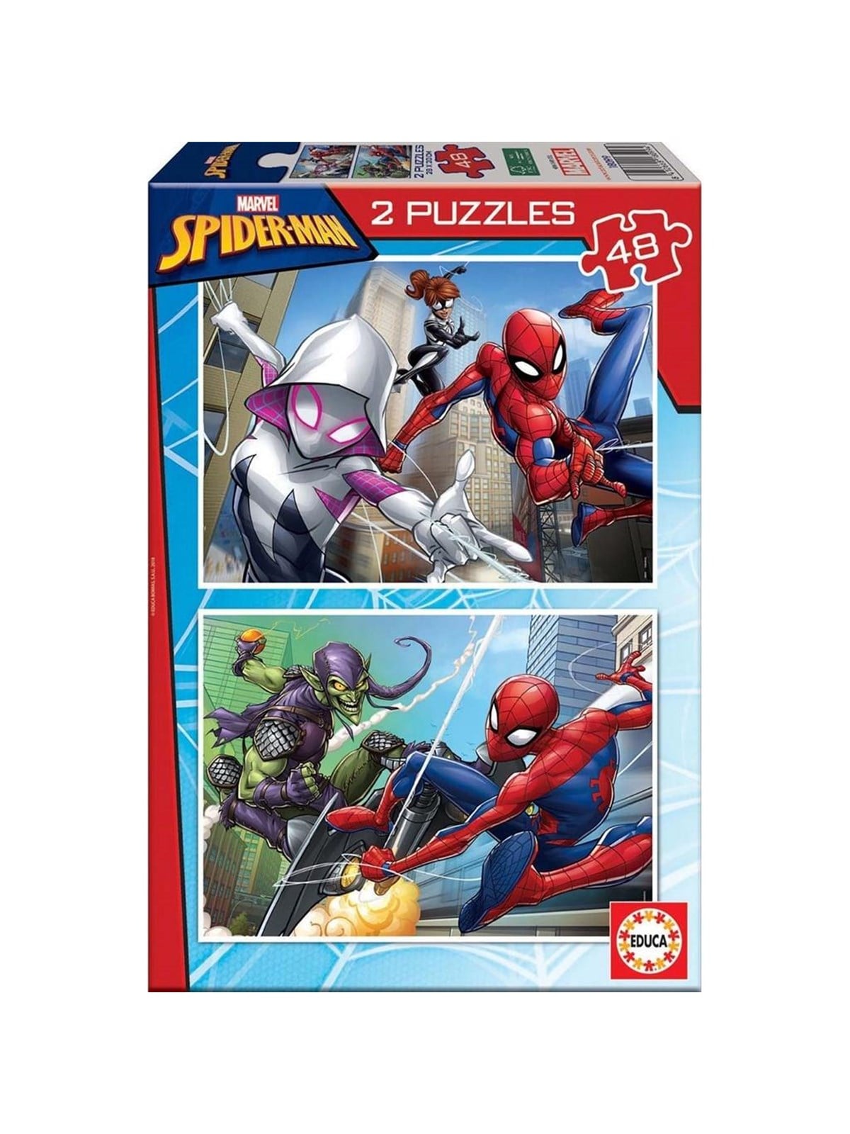 Educa Puzzle Spider-man 2x48 3D Puzzle - 80-18099