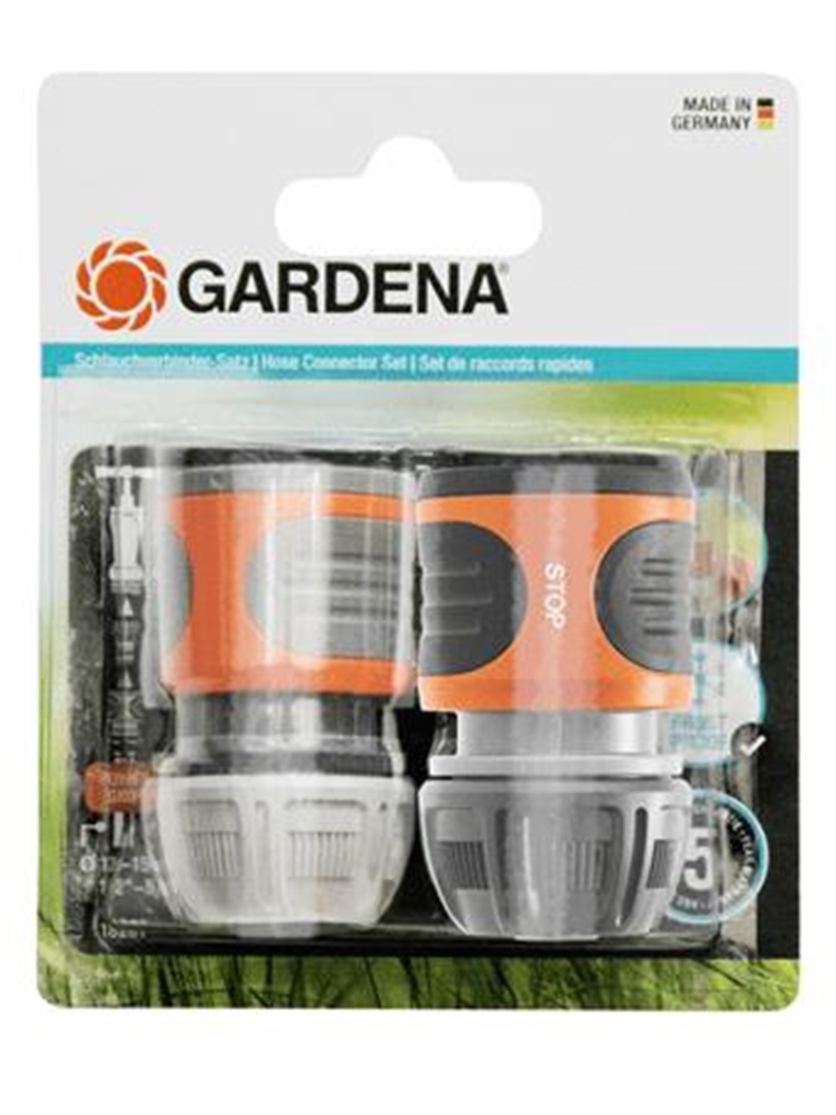 Gardena Hose Connector Set 13 mm (1/2") - 15 mm (5/8") - Gartenbewaesserung - 18279-20