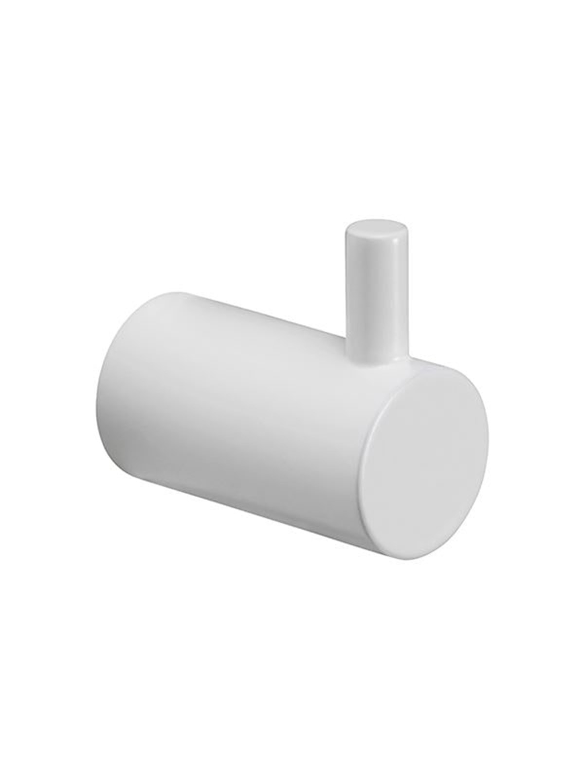 Pressalit Towel Hook Matt White W/pin 2 Pcs. - Badezimmerzubehoer - Q60150