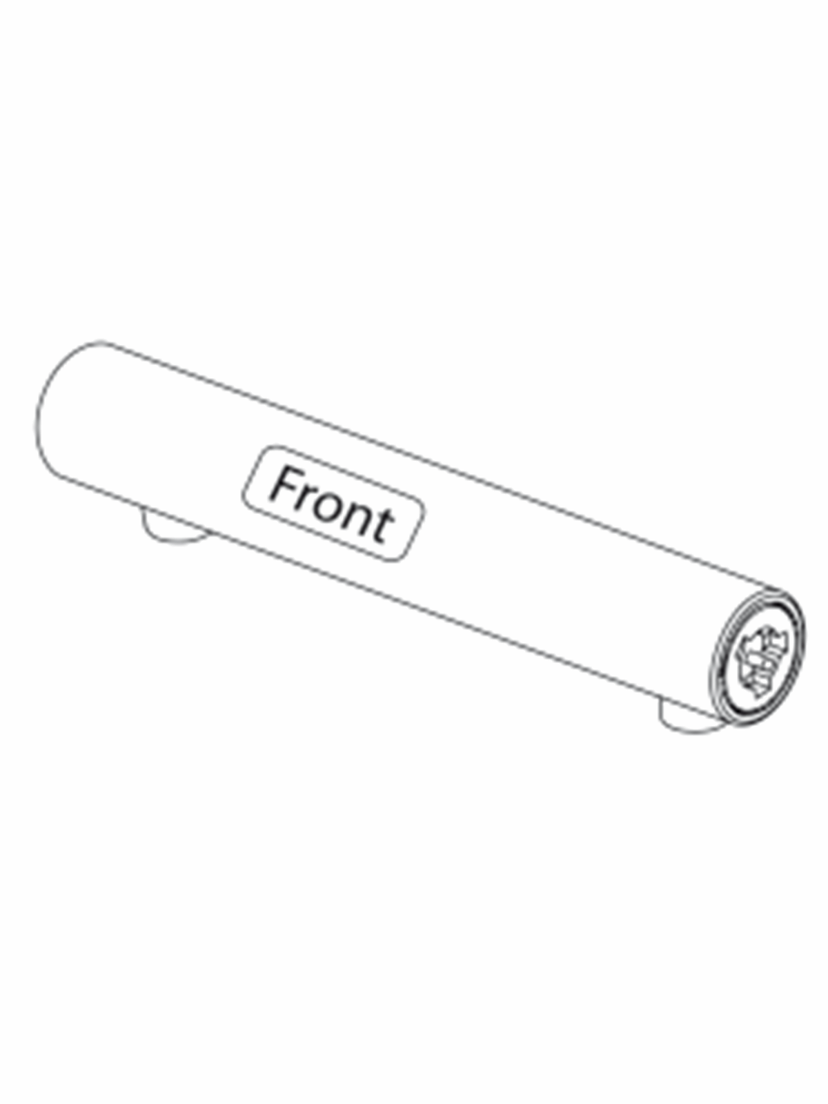 Pressalit Replacement Console Tube White - Toiletten Sitze Bidets Und Ersatzteile - A6011000
