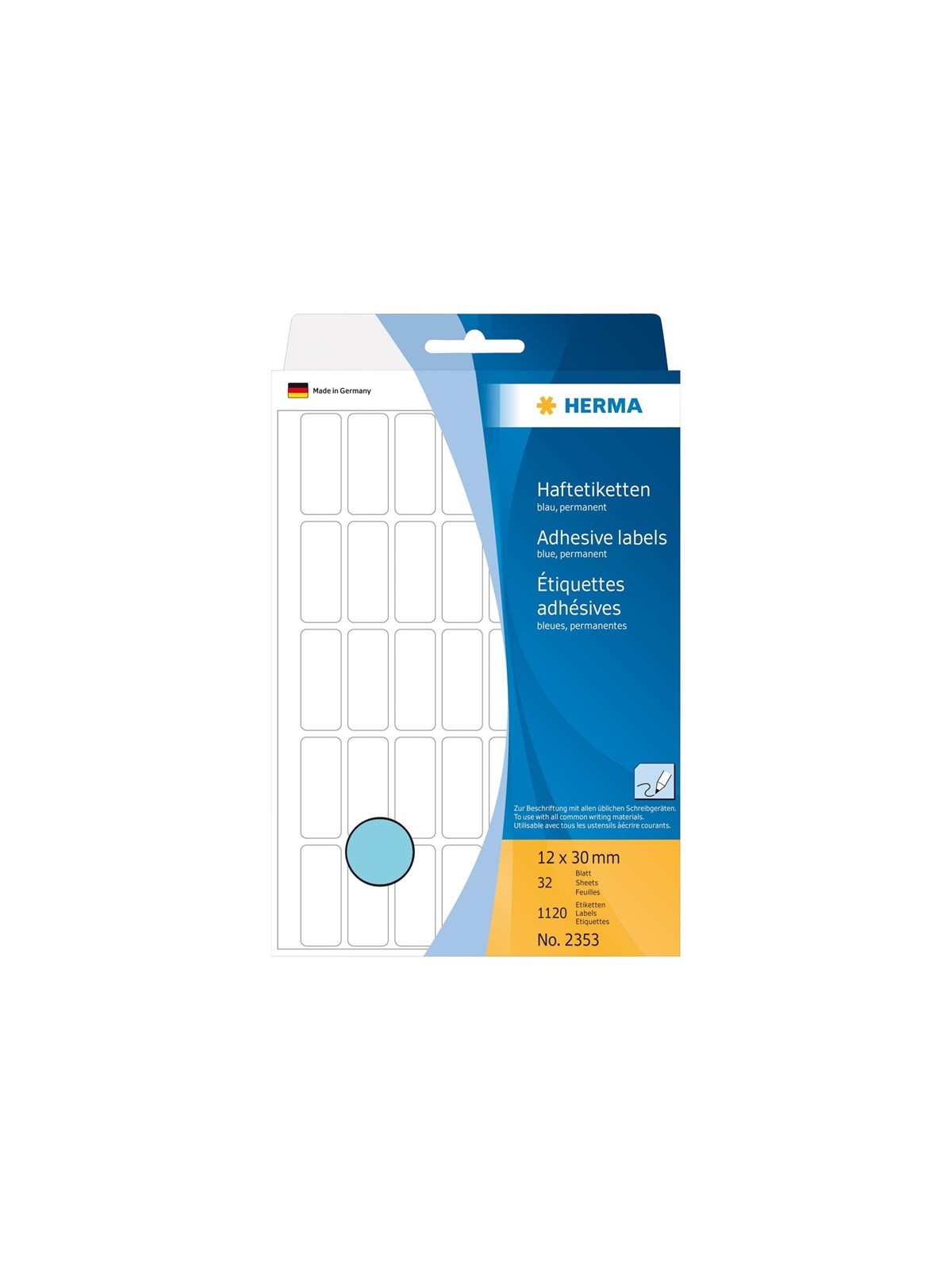 HERMA labels - 1120 label(s) - 12 x 30 mm