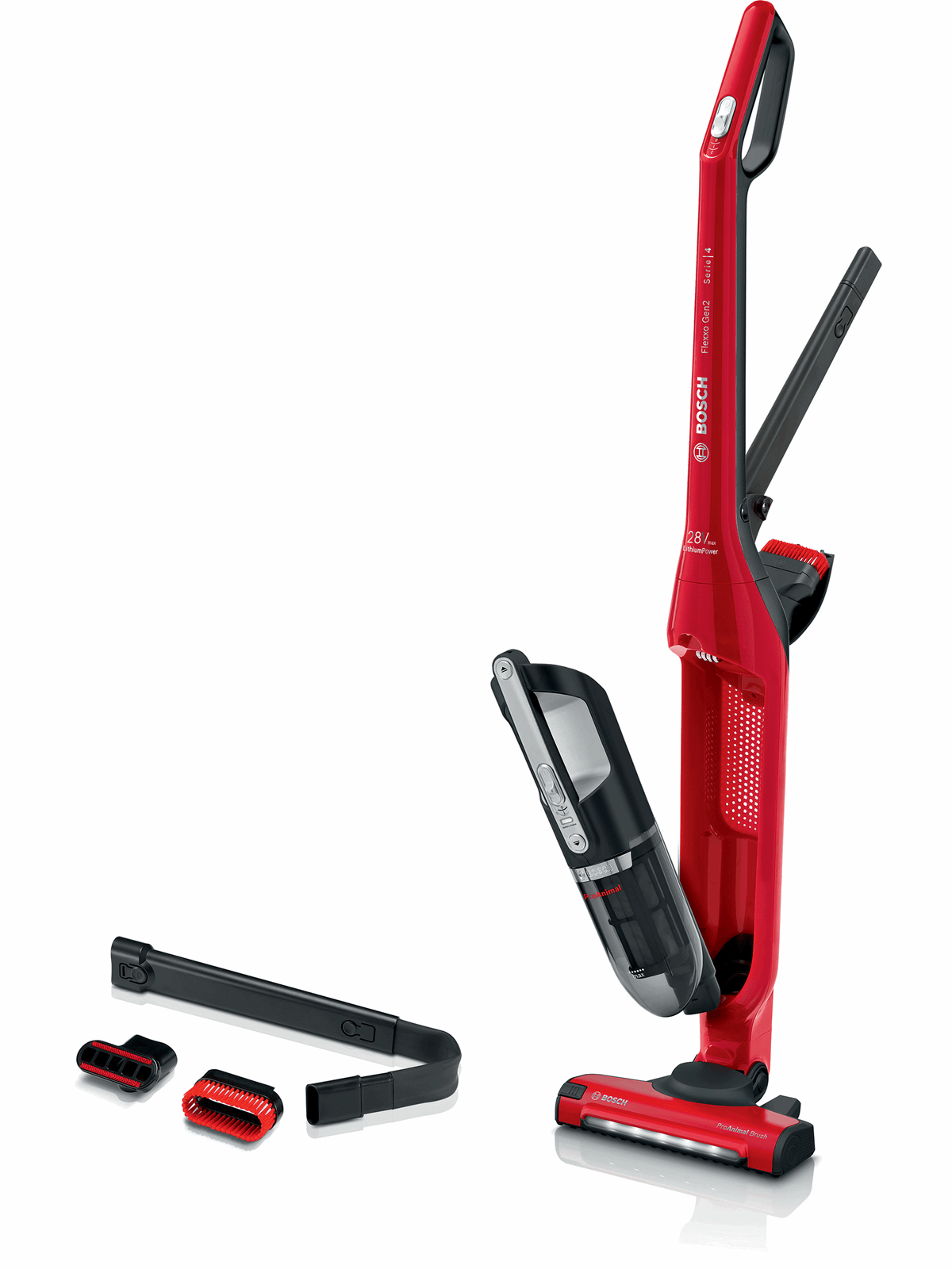 Bosch 2-in-1 Staubsauger Flexxo Bbh3zoo28 Proanimal - Handstaubsauger - 4242005278497